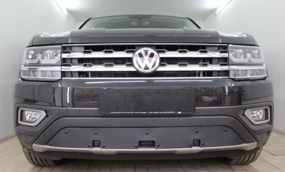 Зимняя заглушка радиатора к съемной сетке низ для Volkswagen Teramont I