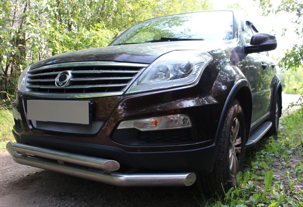 Защитная сетка радиатора для SsangYong Rexton III