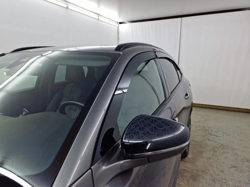 Дефлекторы окон 2D под наклоном для Citroen DS7 I Черный Стрелка 11 2D362-6.S11