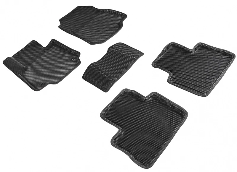 Коврики 3D EVA "СОТА" для Toyota RAV4 V (XA50) Черный Seintex 95176