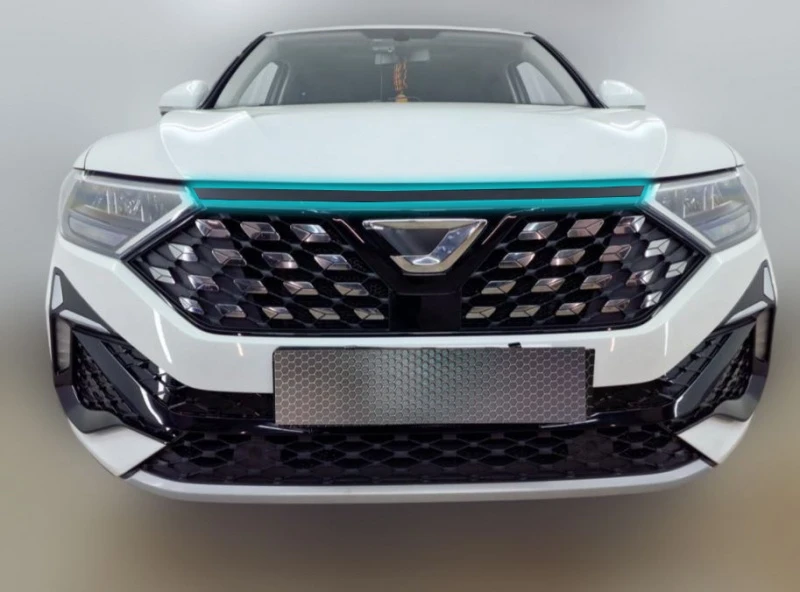 Накладка на решетку радиатора для Jetta VS5 Черный Стрелка 11 0007.dec