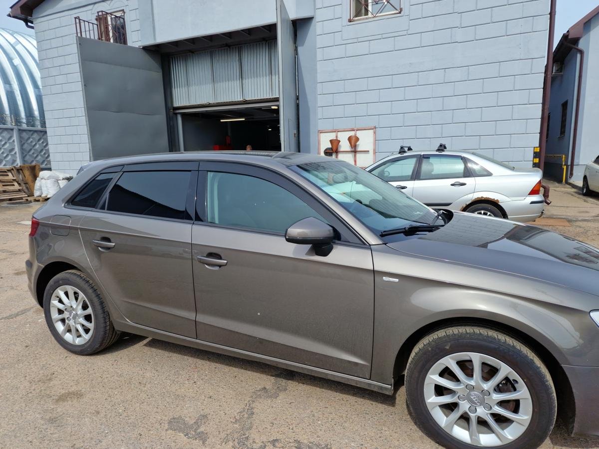 Дефлекторы окон 2D 6 шт (для кузова хэтчбек) для Audi A3 III (8V)