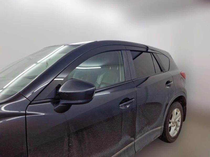 Дефлекторы окон 2D 6 шт для Mazda CX-5 I Черные Стрелка 11 2D163-6.S11