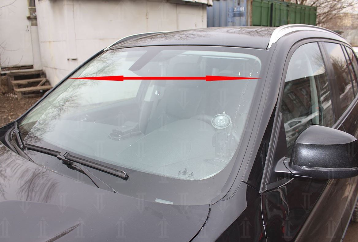 Дефлектор (водосток) лобового стекла для BMW X3 II (F25) Рестайлинг