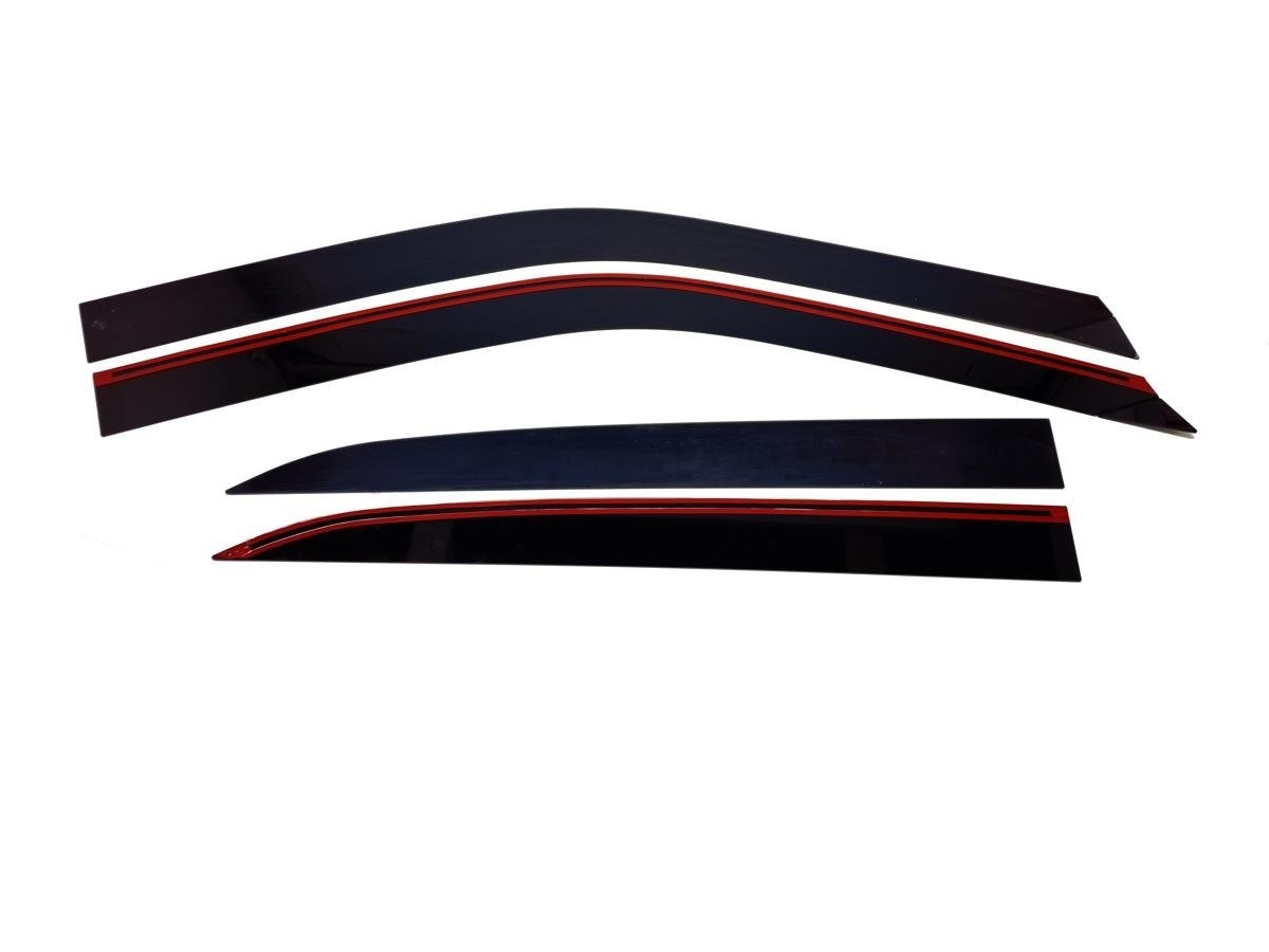 Дефлекторы окон 2D 4 шт. для Mitsubishi Eclipse Cross I Рестайлинг