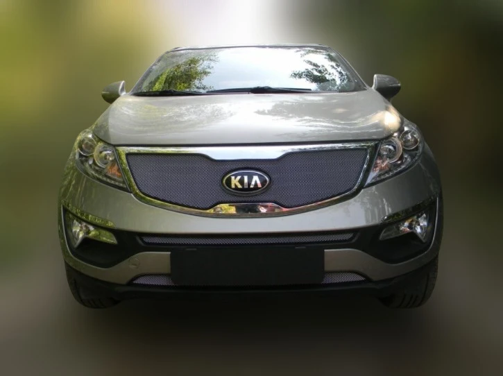 Комплект сеток chrome верх, низ, центр для Kia Sportage III