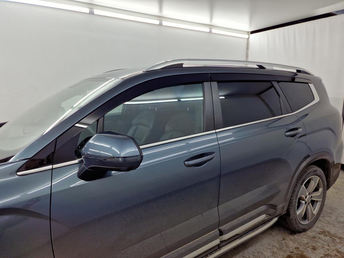 Дефлекторы окон 2D 6 шт. для Geely Okavango I Рестайлинг