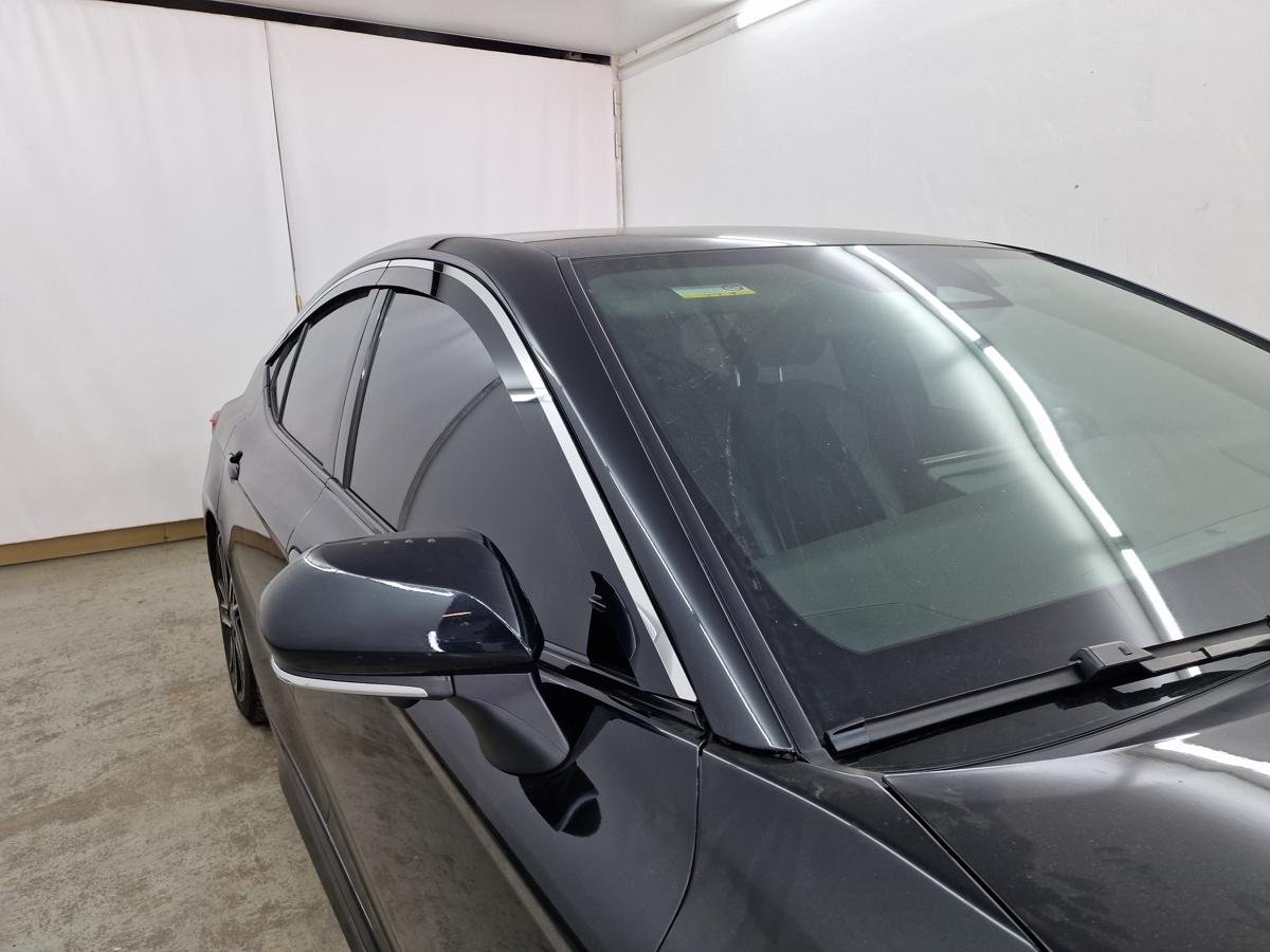 Дефлекторы окон 2D с хром накладками 6 шт. для Toyota Camry XV80 China Market