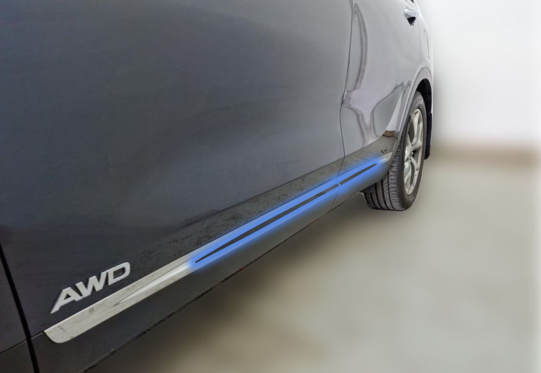 Наклейки на боковые двери для Kia Sorento III Prime