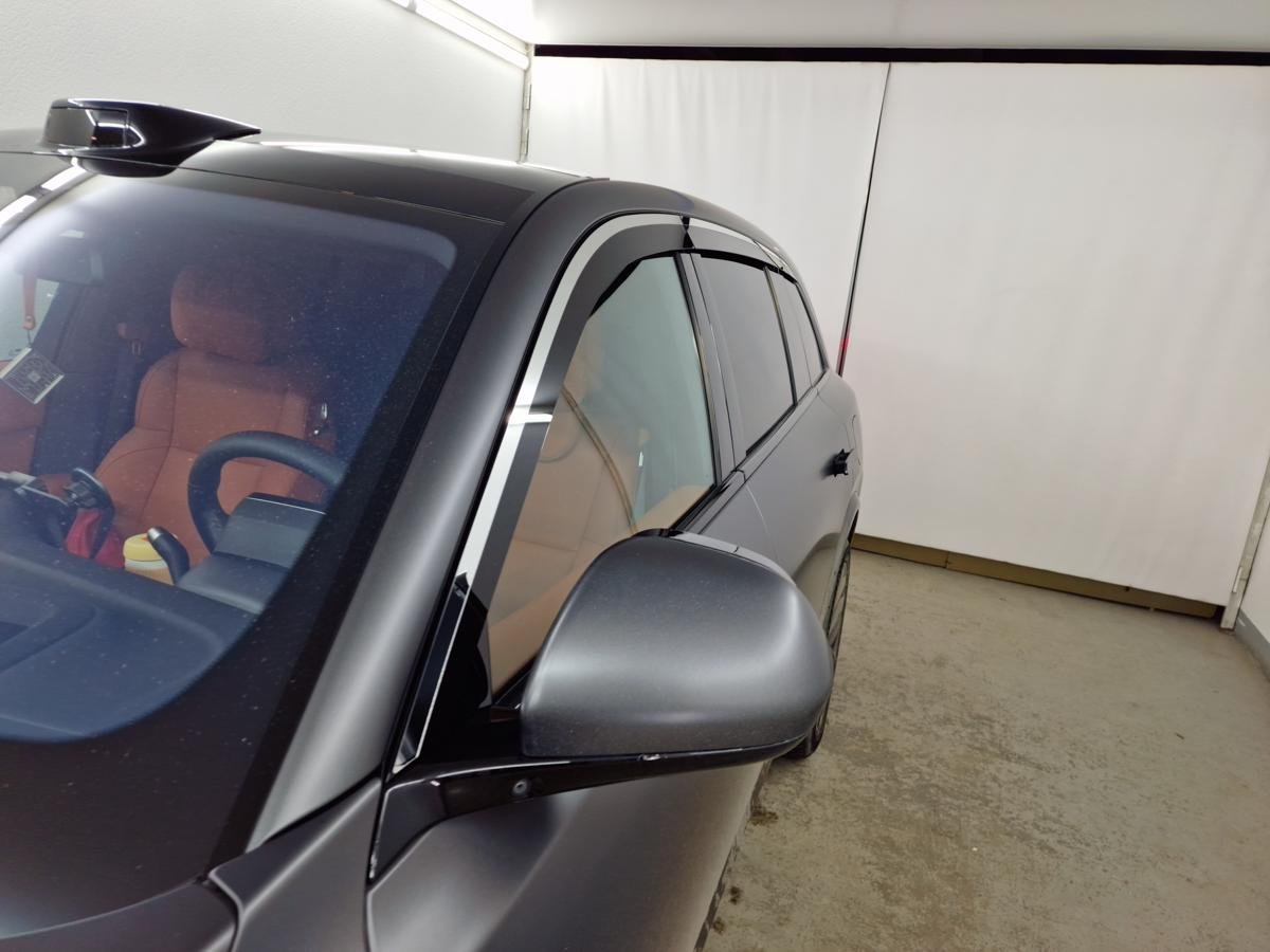 Дефлекторы окон 2D с хром накладками 6 шт. для LiXiang L7