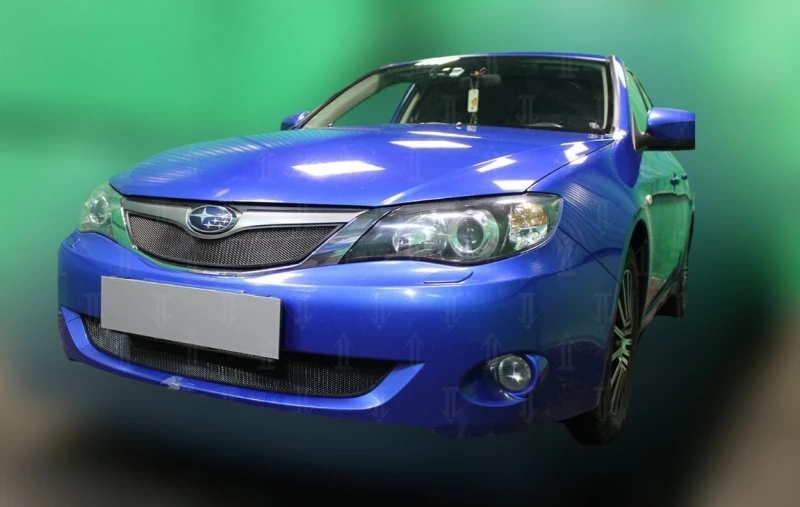 Комплект сеток black верх (2.0) и низ для Subaru Impreza III Черный Стрелка 11 SUBIMP07.top2.black-SUBIMP07.bot.black