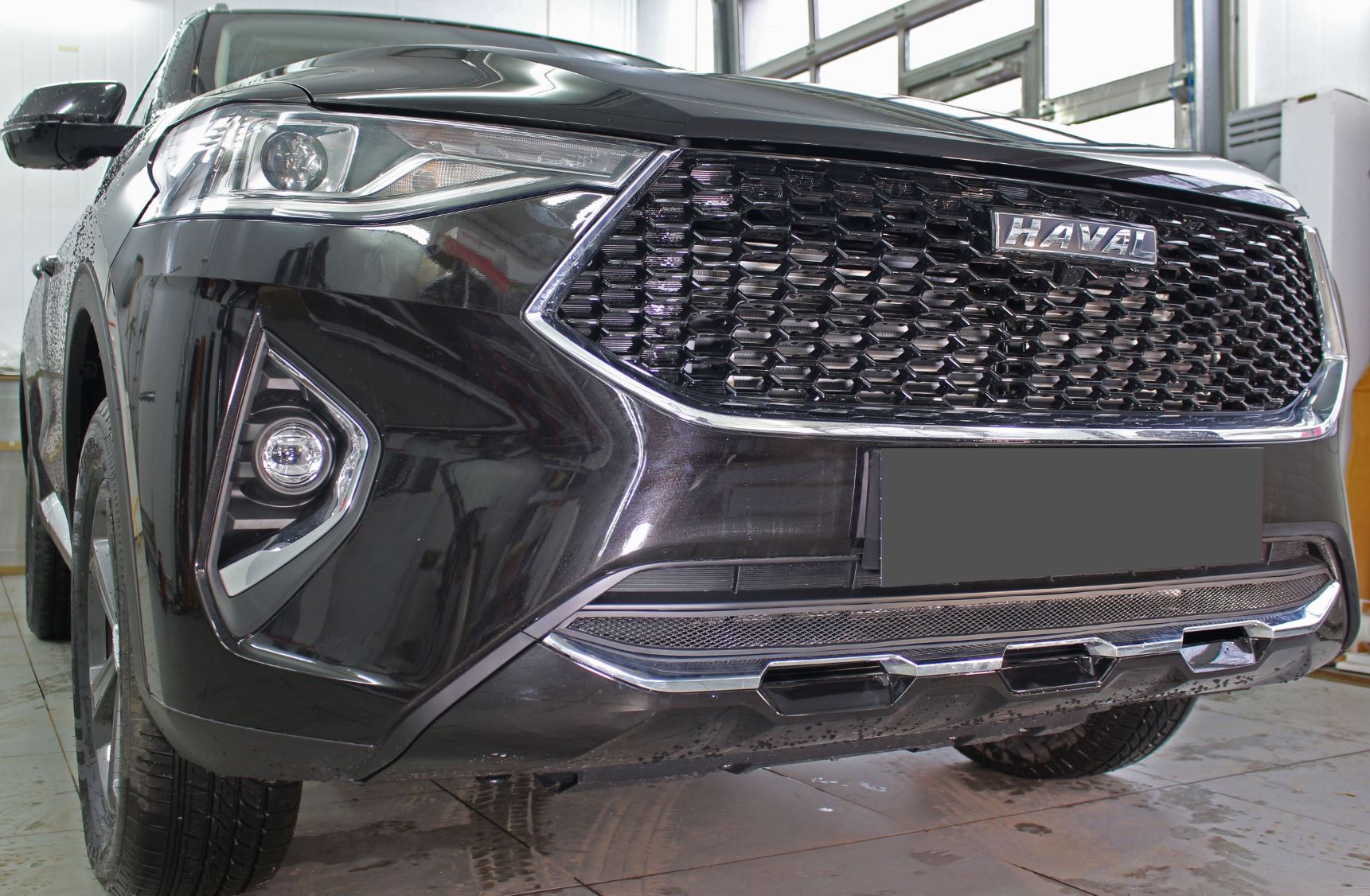 Защитная сетка радиатора верх для Haval F7x I