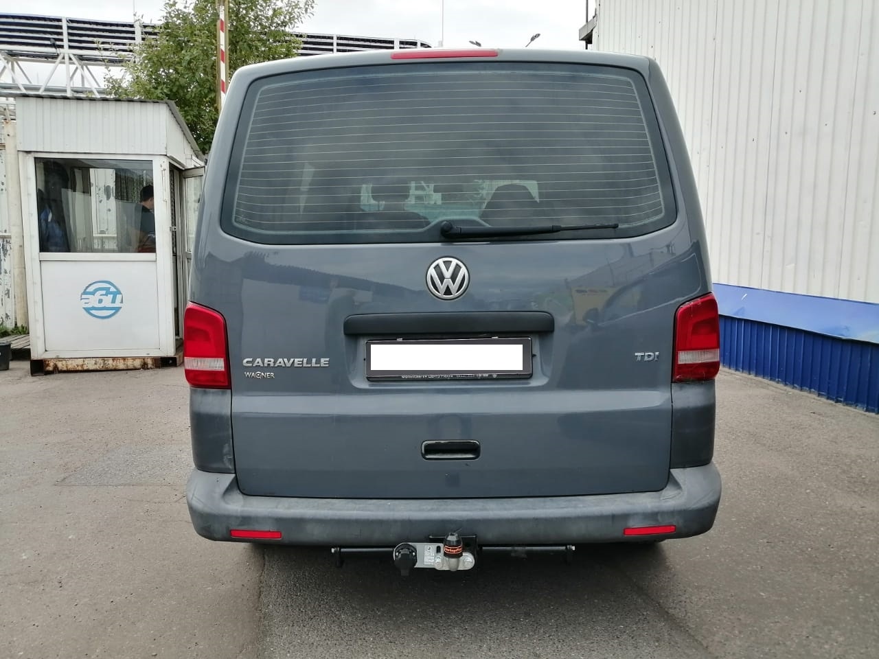 Фаркоп Leader с типом шара F для Volkswagen Caravelle T6 Рестайлинг