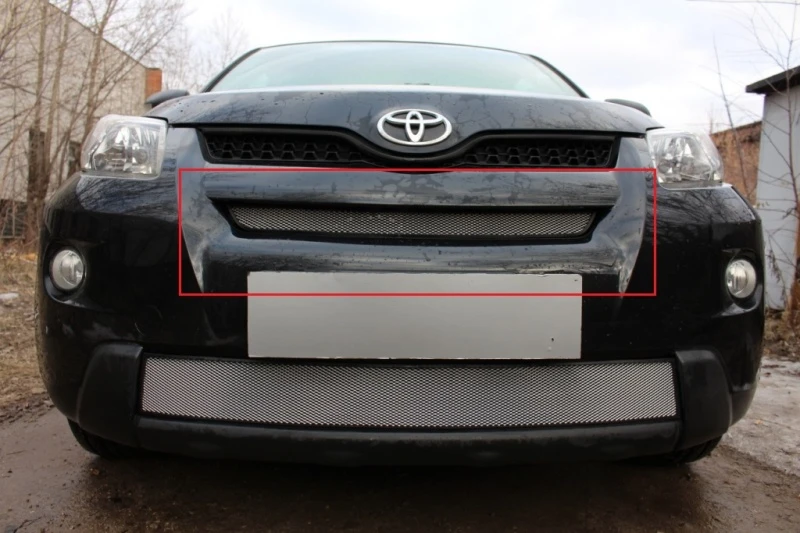 Защитная сетка радиатора низ для Toyota Urban Cruiser Хром Стрелка 11 TURCR.bot.chrome
