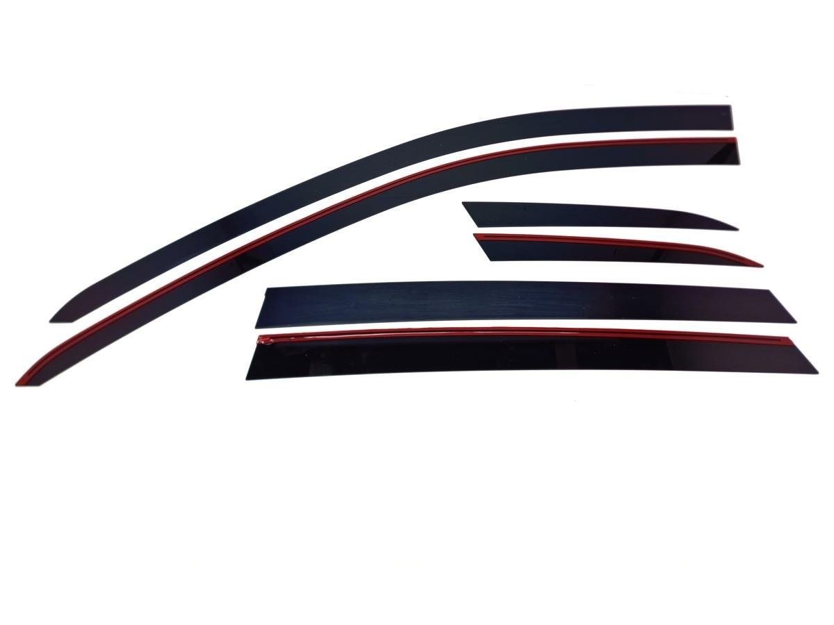 Дефлекторы окон 2D 6 шт. для Audi Q7 II (4M) Рестайлинг