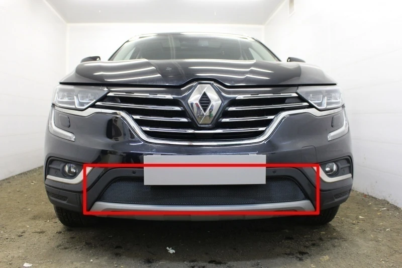 Защитная сетка радиатора для Renault Koleos II Черный Стрелка 11 RKOL16.black