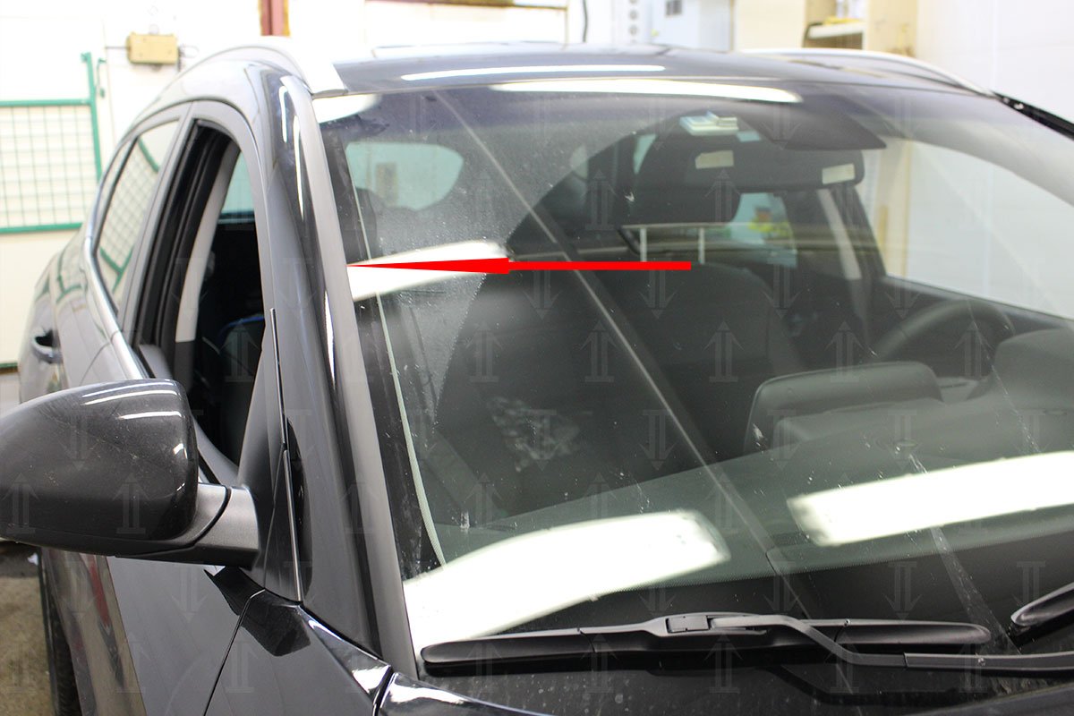 Дефлектор (водосток) лобового стекла для Hyundai Tucson III Рестайлинг