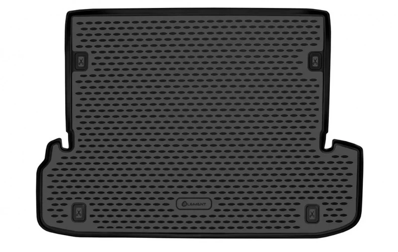 Коврик в багажник для Toyota Land Cruiser Prado 150 Series Рестайлинг 2 Черный Element ELEMENTAN0254L13