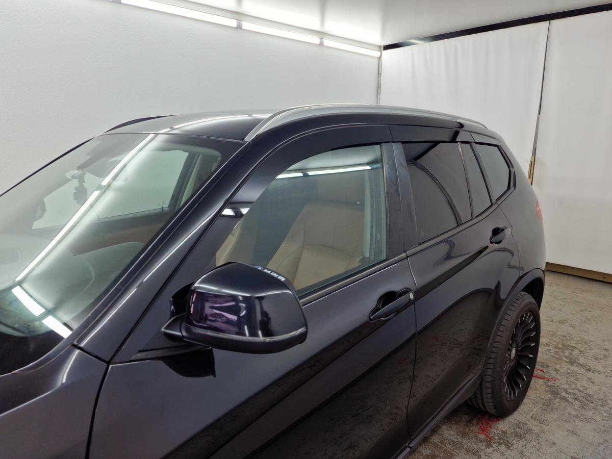 Дефлекторы окон 2D 6 шт. под наклоном для BMW X3 II (F25) Рестайлинг