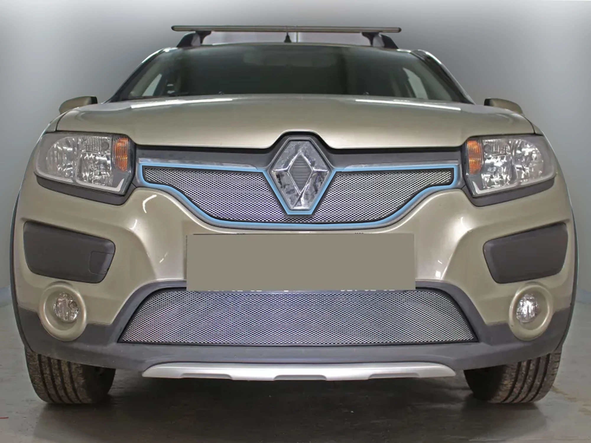 Защитная сетка радиатора для Renault Sandero II