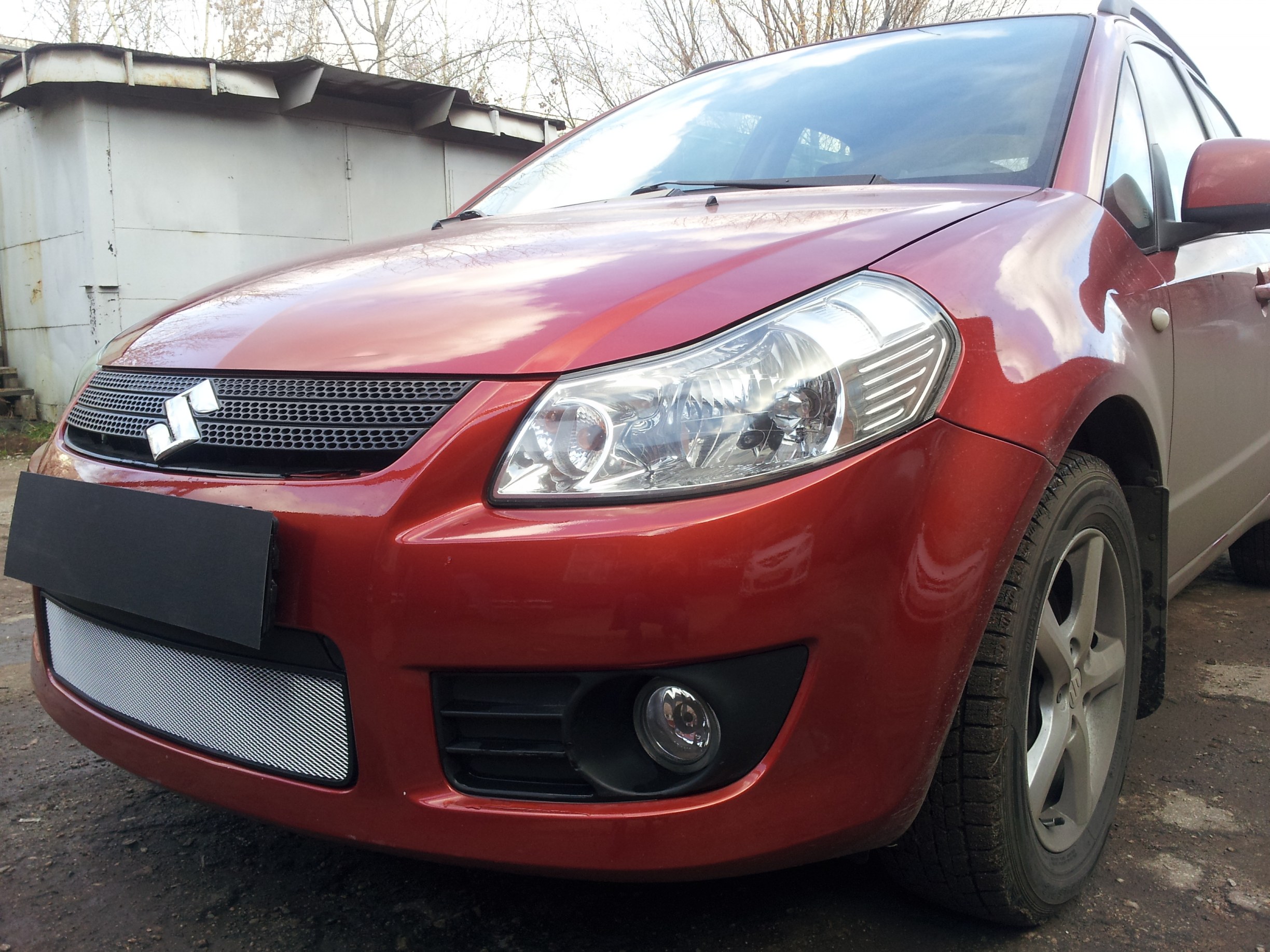 Защитная сетка радиатора для Suzuki SX4 I (Classic)