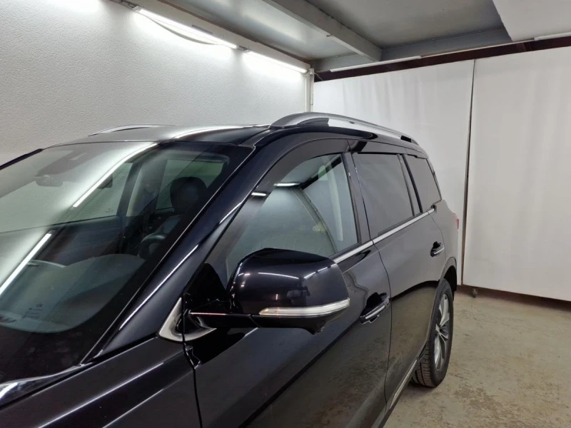 Дефлекторы окон 2D 6 шт для GAC GS8 I Черные Стрелка 11 2D103-6.S11