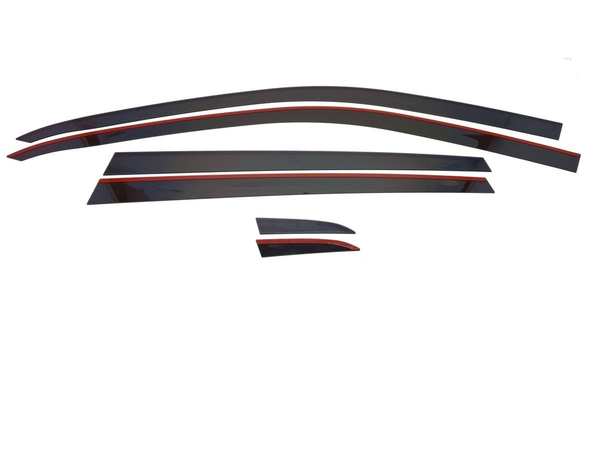 Дефлекторы окон 2D 6 шт для Volkswagen Tiguan II Рестайлинг