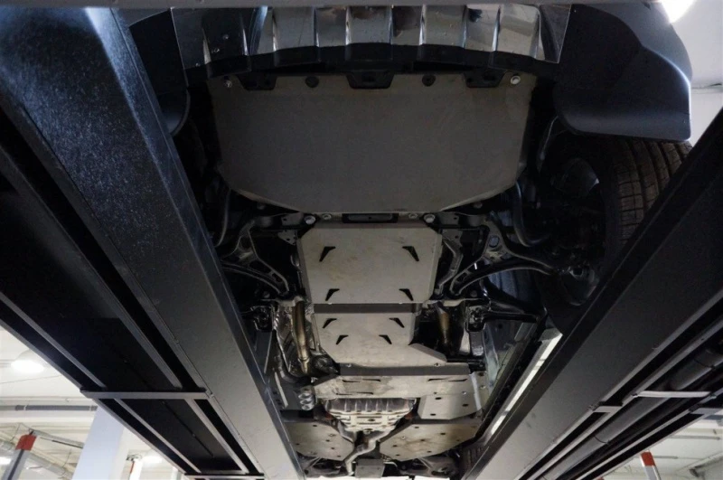 Защита радиатора и картера (2 части) для Jeep Grand Cherokee IV (WK2) Рестайлинг  Alfeco ALF4801ST
