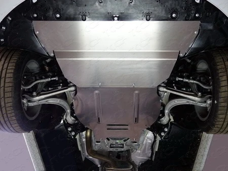 Защиты комплект (картер, КПП) для Audi A4 V (B9)  ТСС ZKTCC00296K