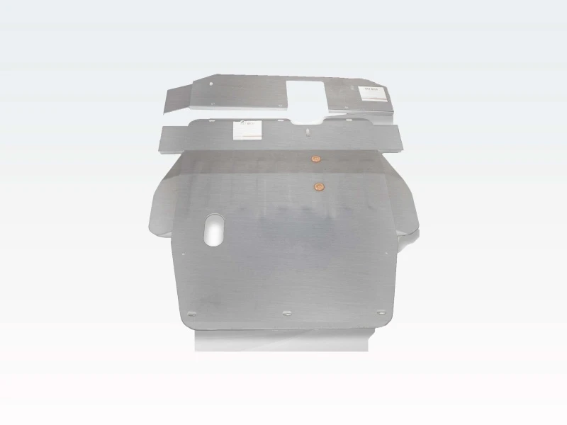 Защита картера и КПП (2 части) для Mitsubishi Galant VIII Рестайлинг  Alfeco ALF1421AL4