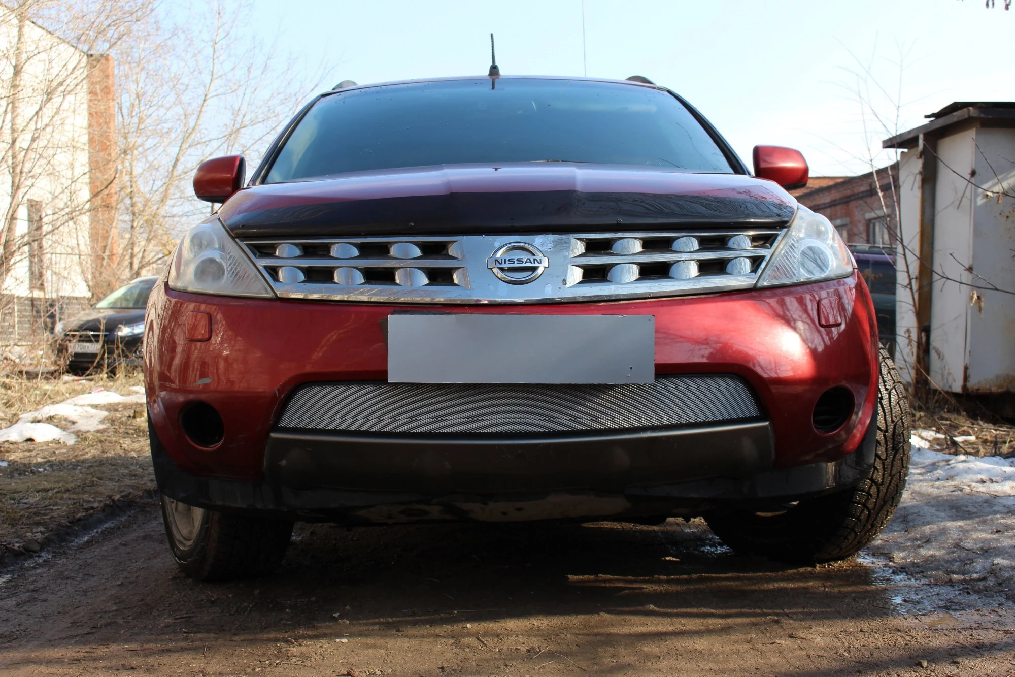 Защитная сетка радиатора для Nissan Murano I (Z50)