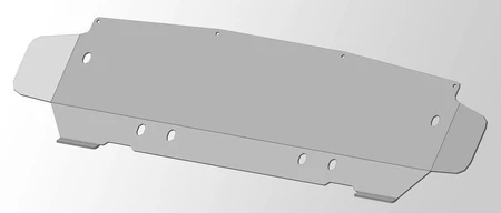 Защита радиатора для Audi Q7 I (4L) Рестайлинг