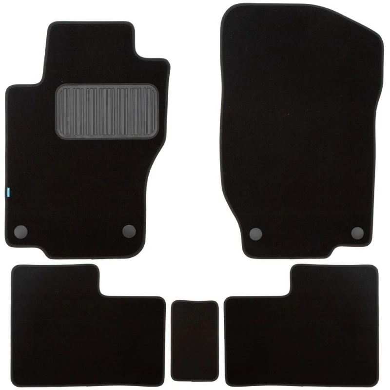 Коврики в салон Klever Premium 5шт для Mercedes-Benz GL-Класс I (X164) Рестайлинг Черный Klever KLEVER03342122110kh