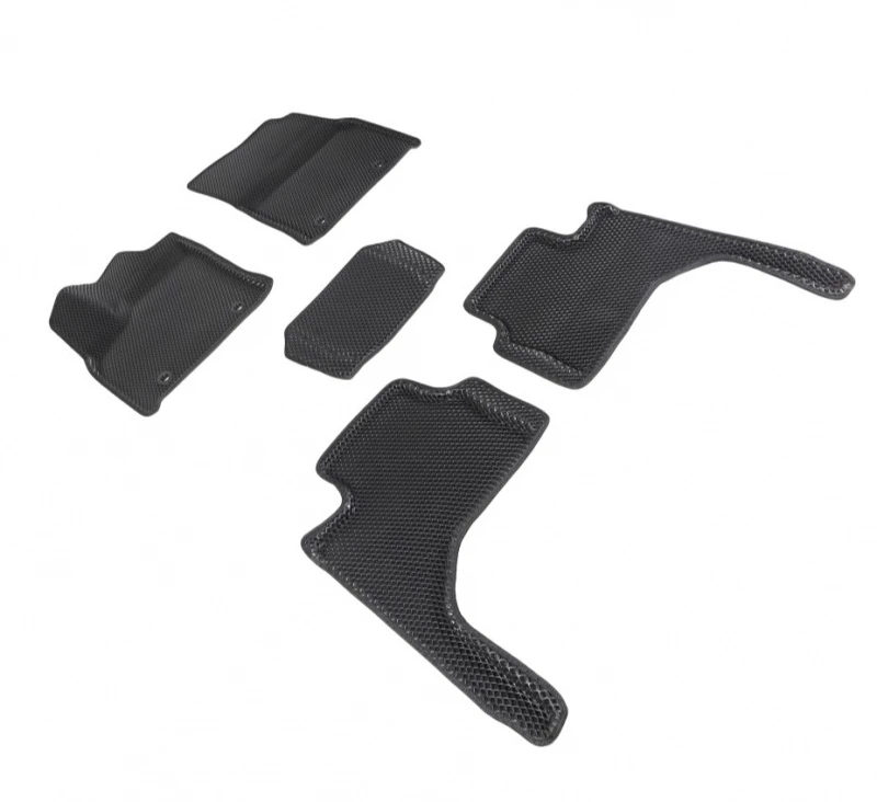 Коврики 3D EVA "РОМБ" для салона для Toyota Land Cruiser 300 Series Черный Seintex 96544