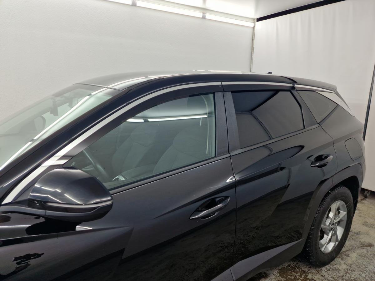 Дефлекторы окон с хром накладками 2D 6 шт для Hyundai Tucson IV