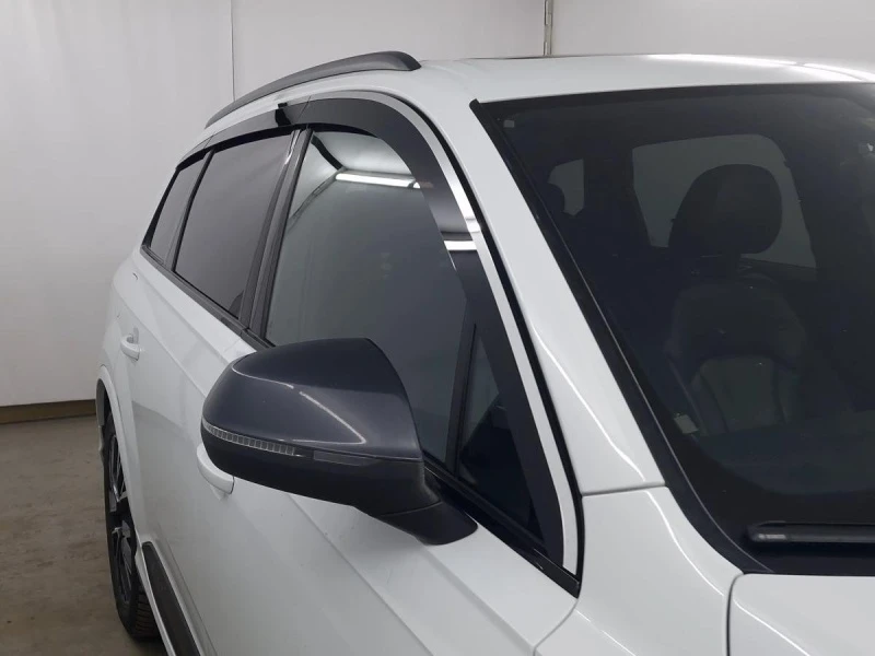 Дефлекторы окон 2D с хром накладками 6 шт. для Audi Q7 II (4M) Рестайлинг Хром Стрелка 11 2D290-6C.S11