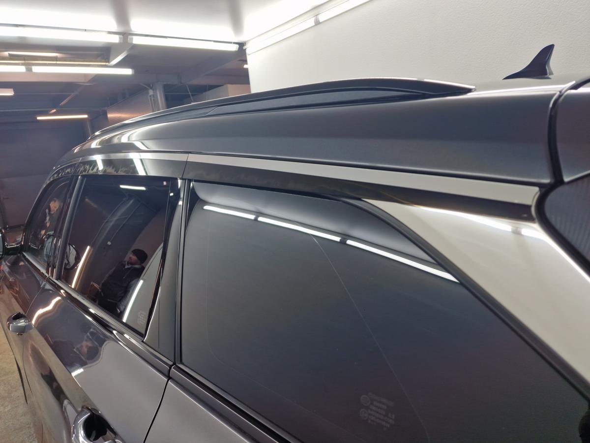 Дефлекторы окон с хром накладками 2D 6 шт для Changan CS75 plus II