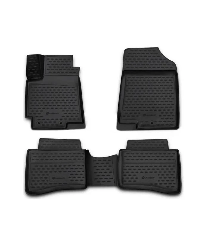 Коврик 3D в салон полиуретан для Toyota Corolla XII (E210) Черный Element ELEMENT3D02188210FL