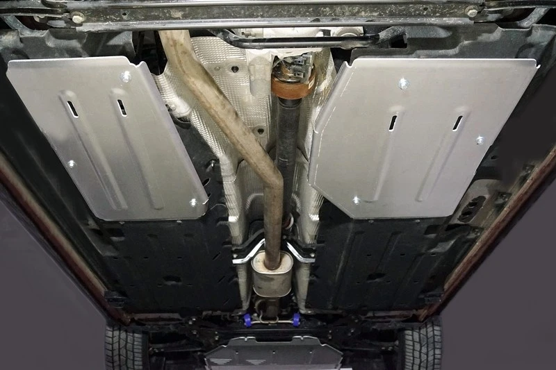 Защита топливного бака и адсорбера для Geely Tugella I Рест  ТСС ZKTCC00477