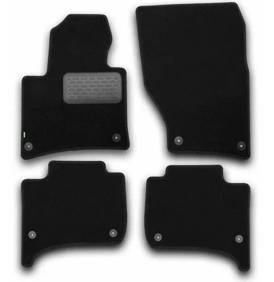 Коврики в салон Klever Standard 4шт для Volkswagen Touareg II Черный Klever KVR02513601210kh