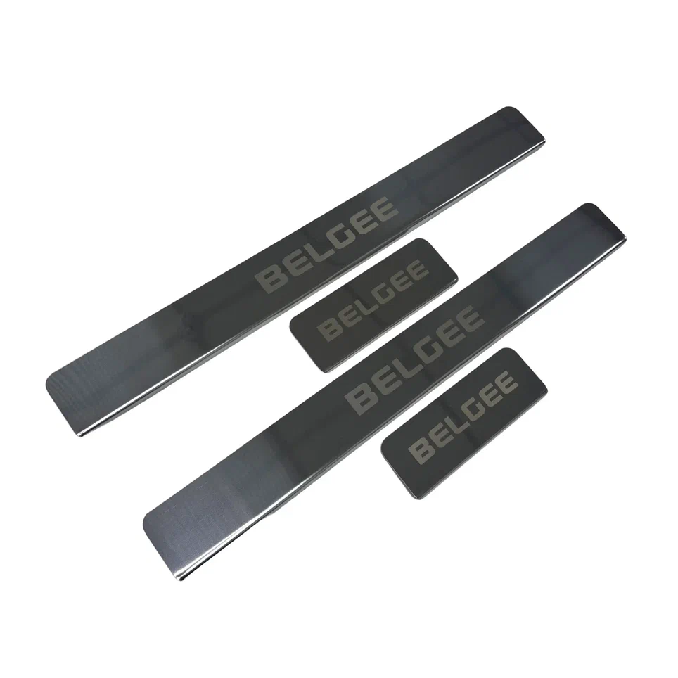Накладки на пороги из нержавеющей стали 4шт. для Geely Belgee X50 
