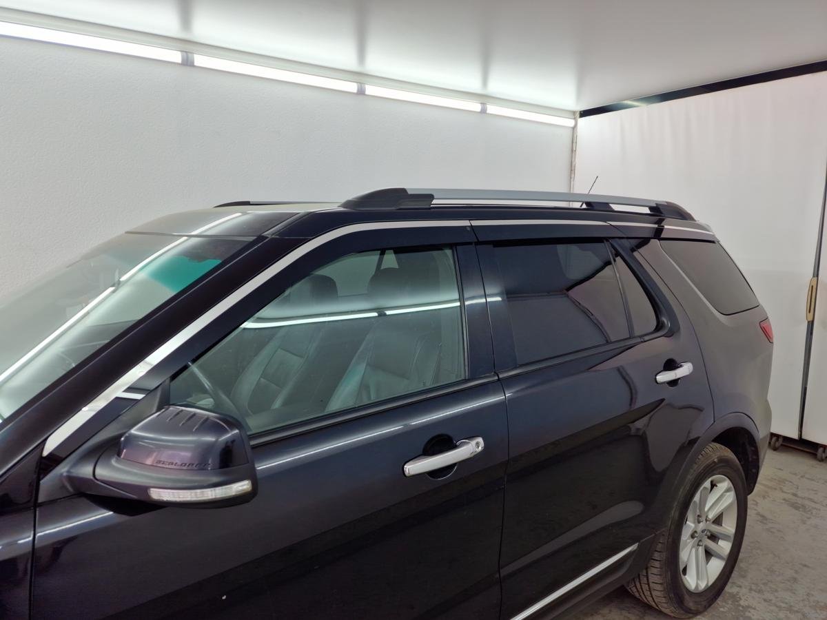 Дефлекторы окон 2D с хром накладками 6 шт. для Ford Explorer V Рестайлинг 2