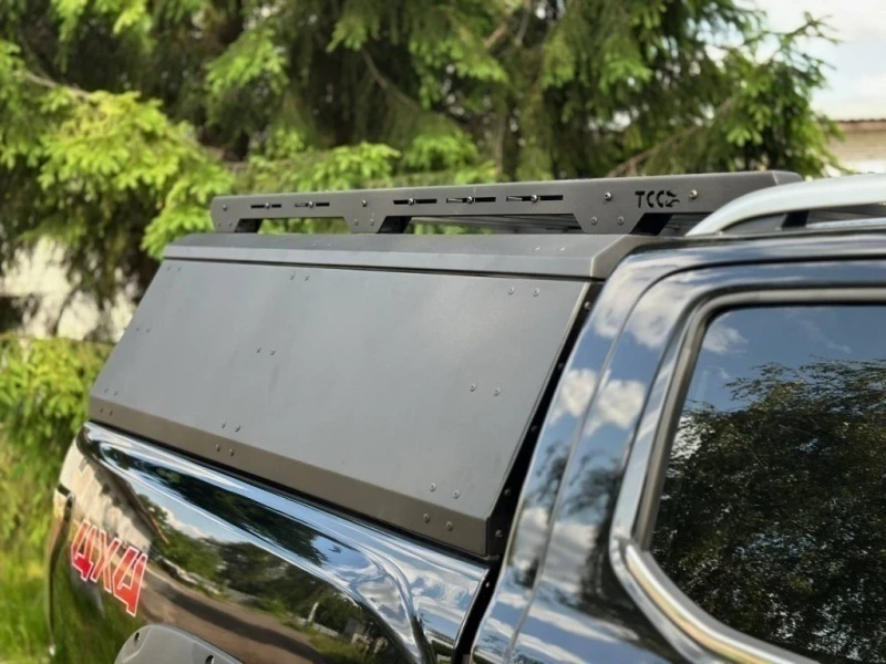 Кунг алюминий черный Premium 2мм для Foton Tunland V7 I Черный ТСС FOTTUNV725-01BLACK