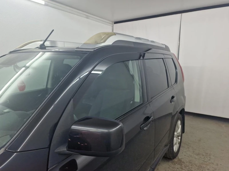 Дефлекторы окон 2D 6 шт для Nissan X-Trail II Черные Стрелка 11 2D139-6.S11