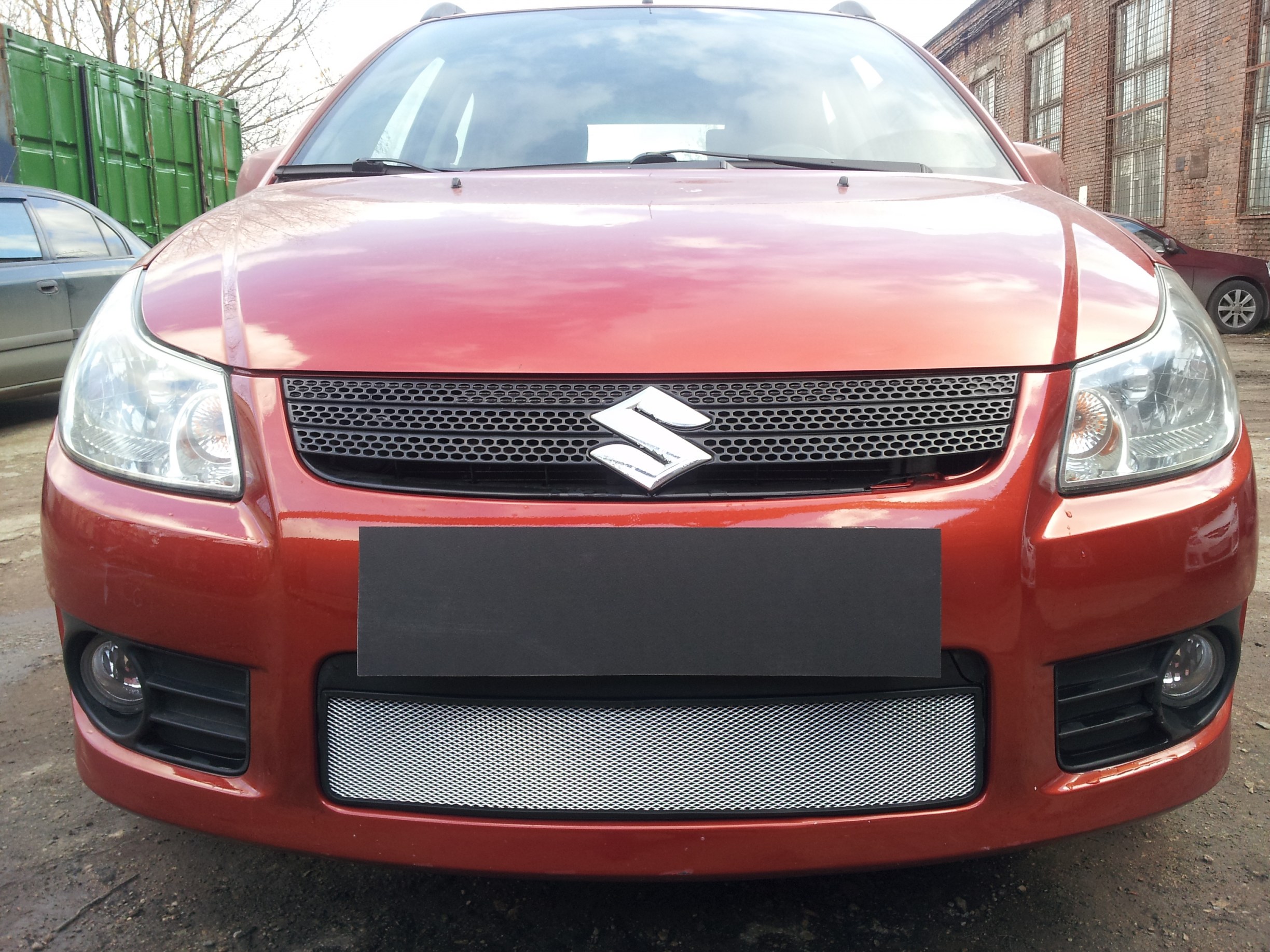 Защитная сетка радиатора для Suzuki SX4 I (Classic)