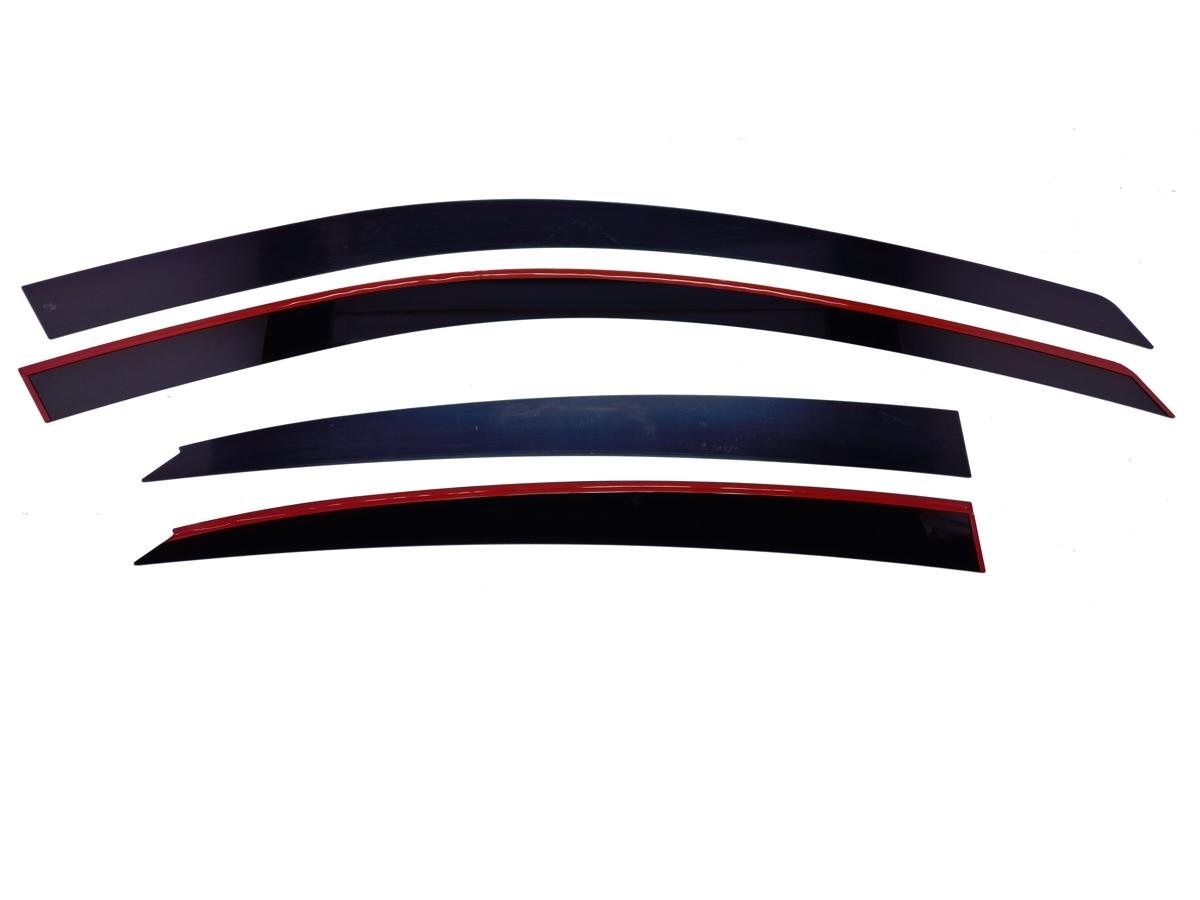 Дефлекторы окон 2D 4 шт. для Citroen C4 II Рестайлинг