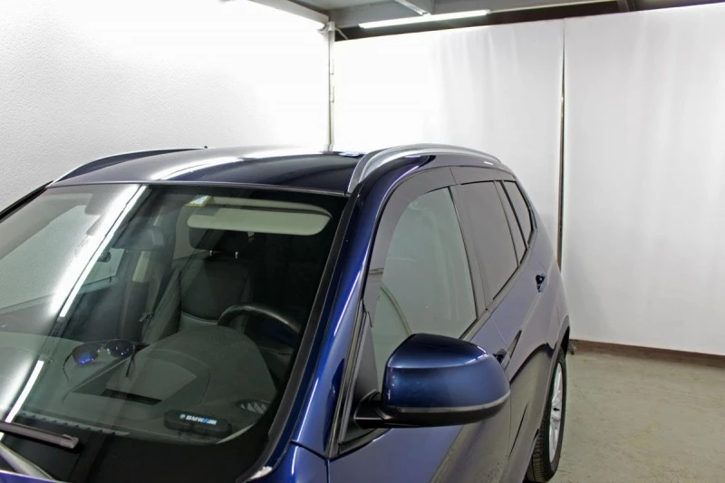Дефлекторы окон 2D 6 шт для BMW X3 II (F25) Рестайлинг Черные Стрелка 11 2D047-6.S11