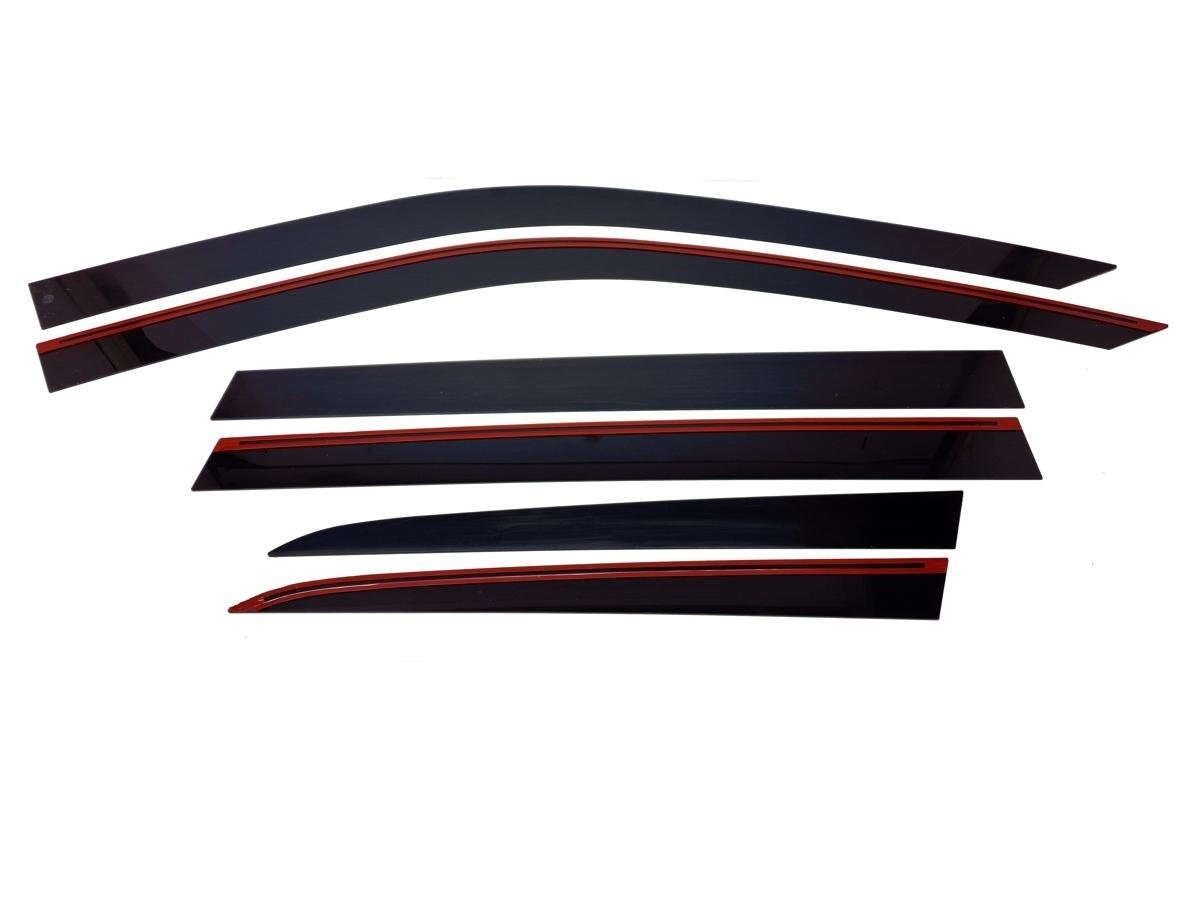 Дефлекторы окон 2D 6 шт. для EXEED VX I Рестайлинг