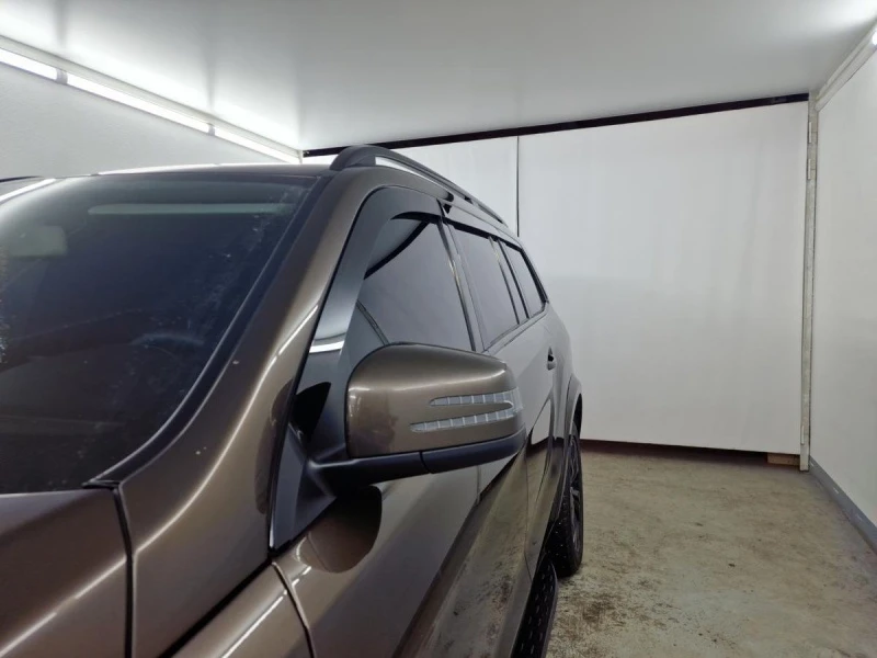 Дефлекторы окон 2D 6 шт для Mercedes-Benz GL-Класс II (X166) Черные Стрелка 11 2D169-6.S11