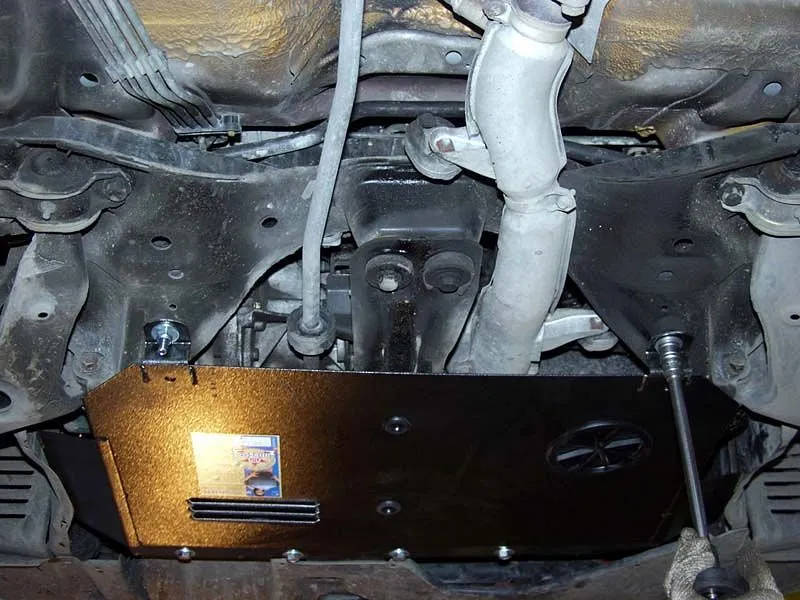 Защита картера и МКП для Mitsubishi Carisma I Рестайлинг